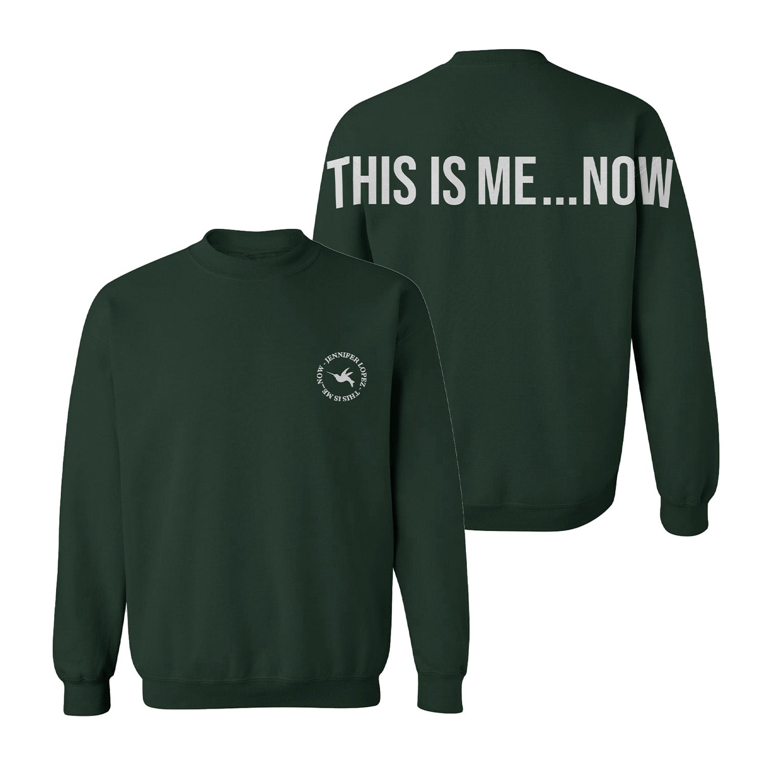 This Is Me...Now Green Crewneck