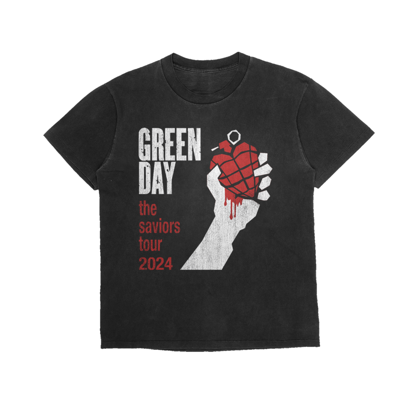 Green day tee shirt on sale