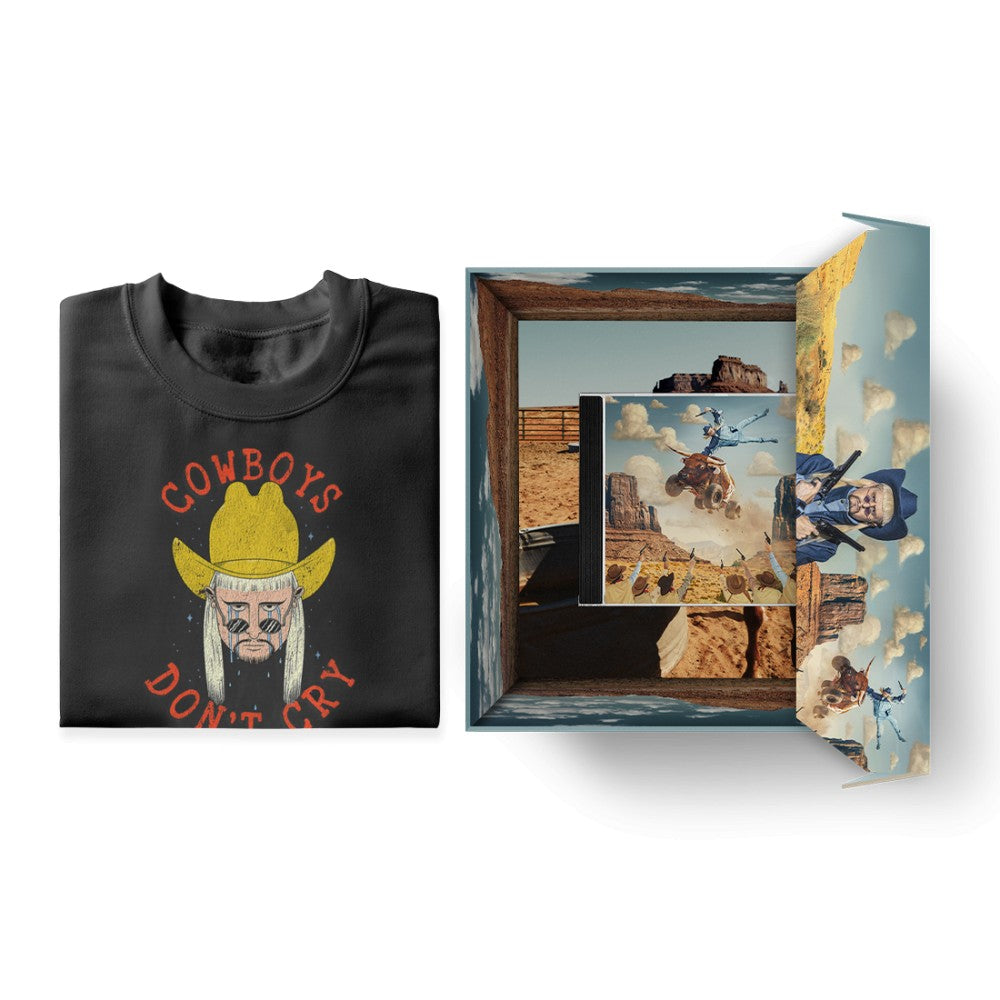 Oliver Tree - Cowboys Don't Cry T-Shirt + CD Box Set