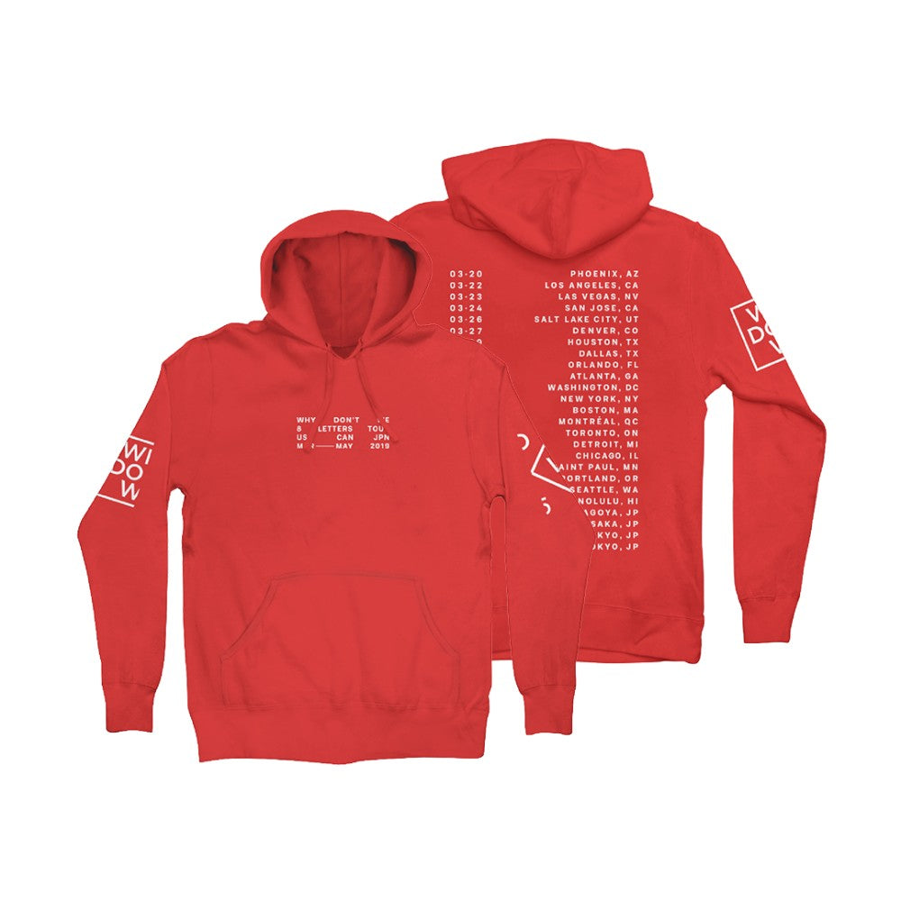 8 Letters Tour Hoodie (Red)