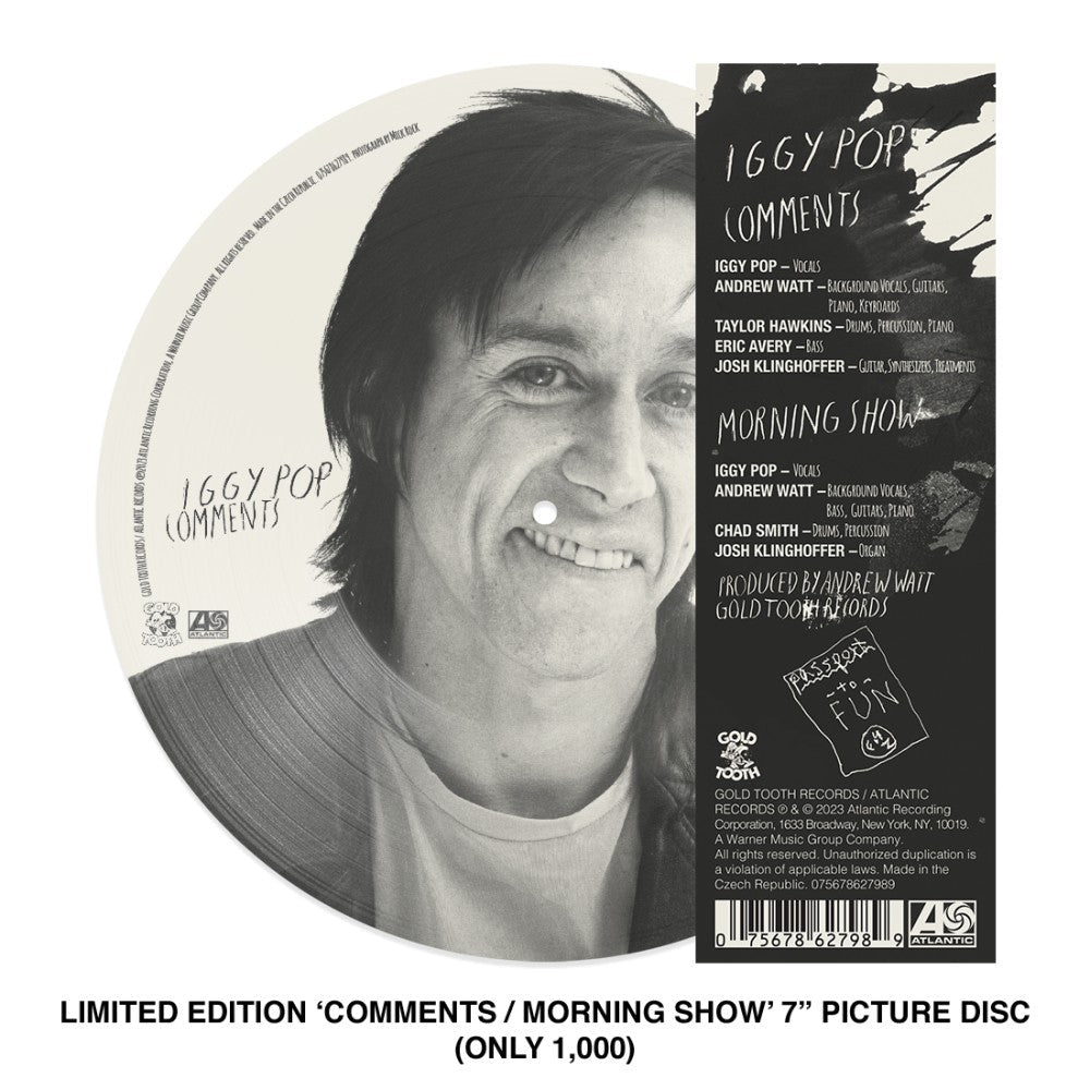Comments / Morning Show 7” Picture Disc