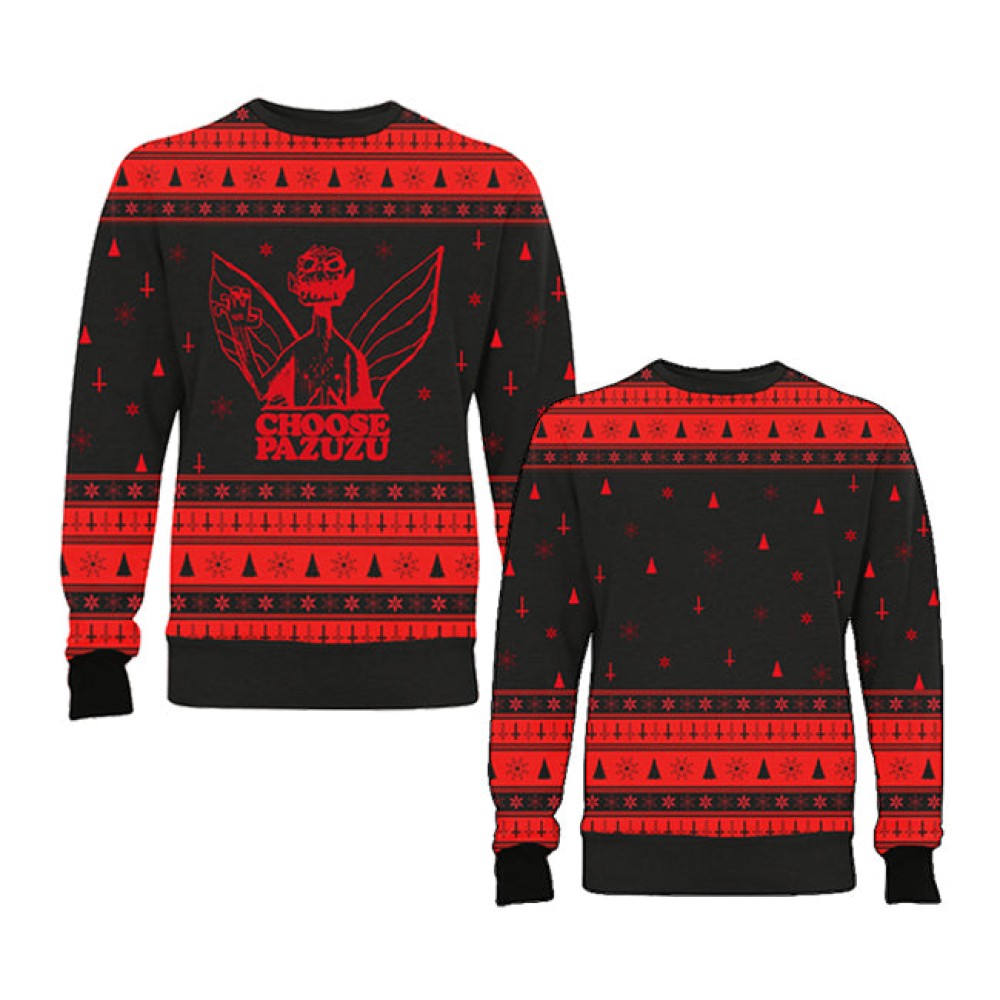 Choose Pazuzu Christmas Jumper 2XL