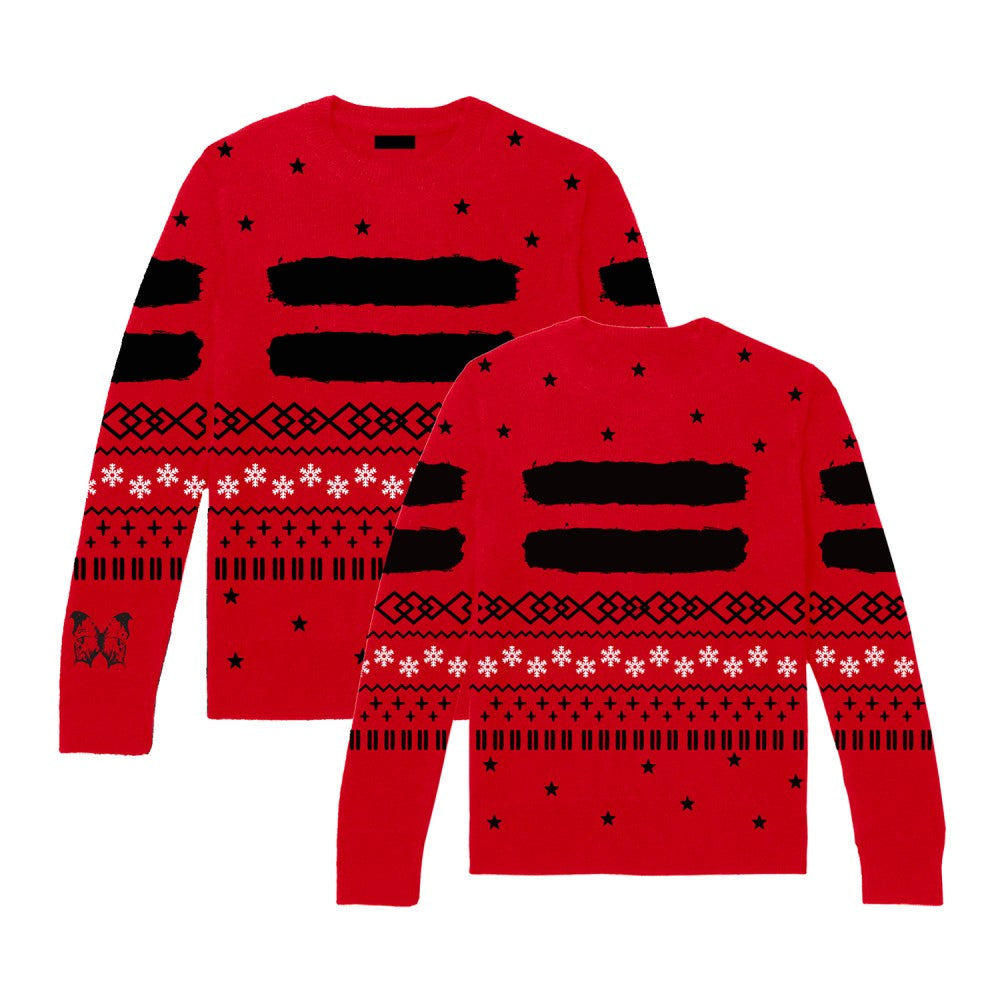 Equals Red Christmas Jumper