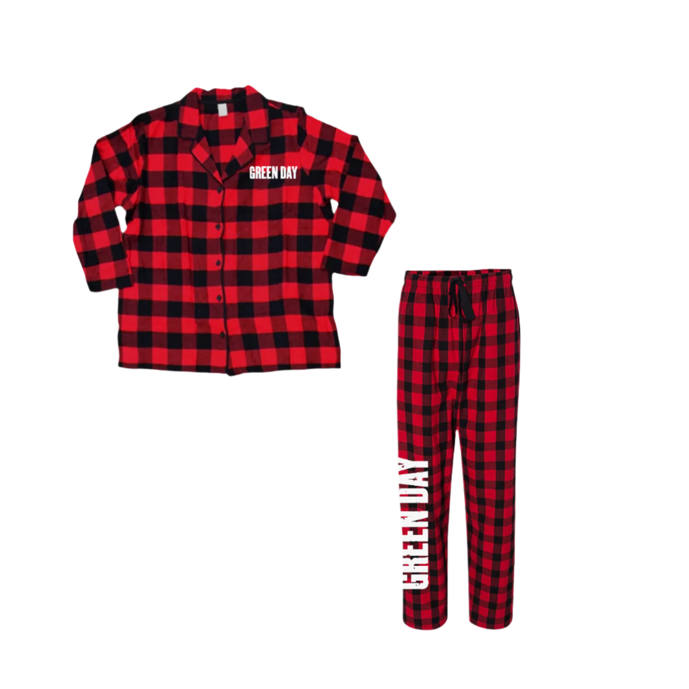 Logo Flannel Pajama Set