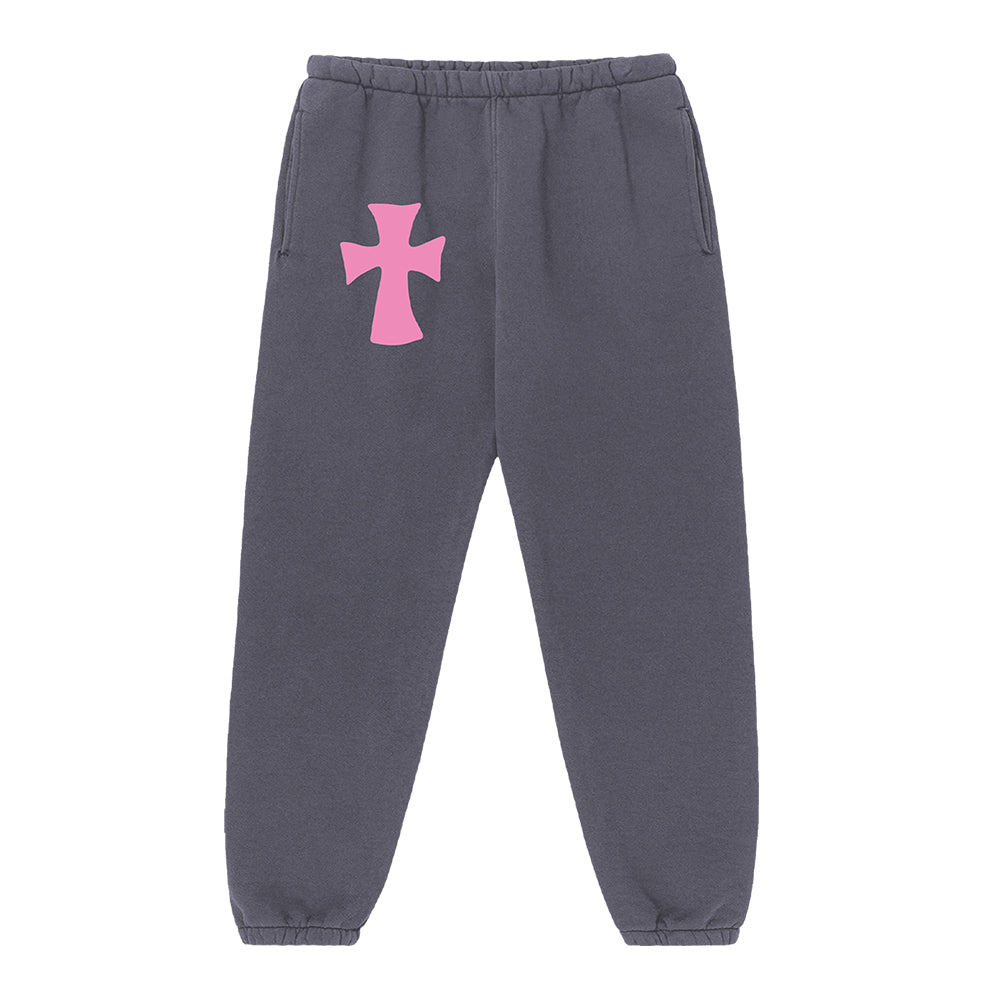 Pink Cross Sweatpants