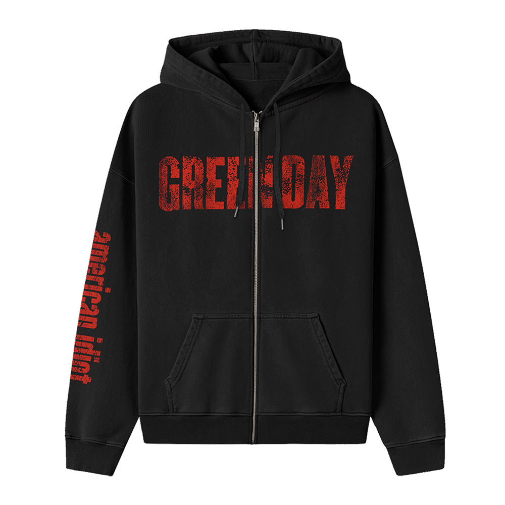 American Idiot Photo Back Zip Hoodie