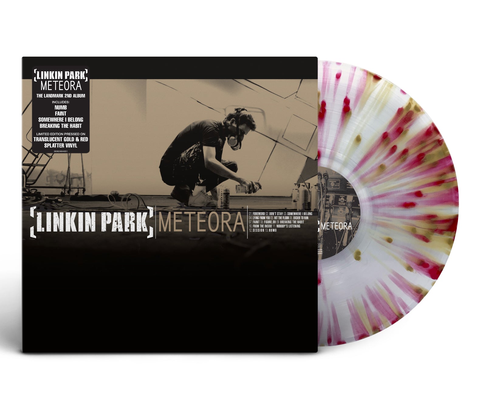 Meteora (Translucent Gold and Red Splatter) LP