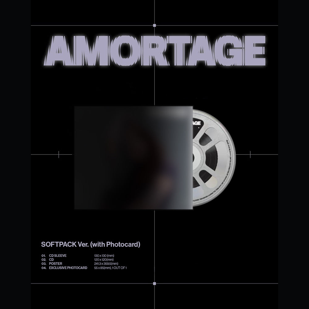 AMORTAGE - Photocard softpack CD