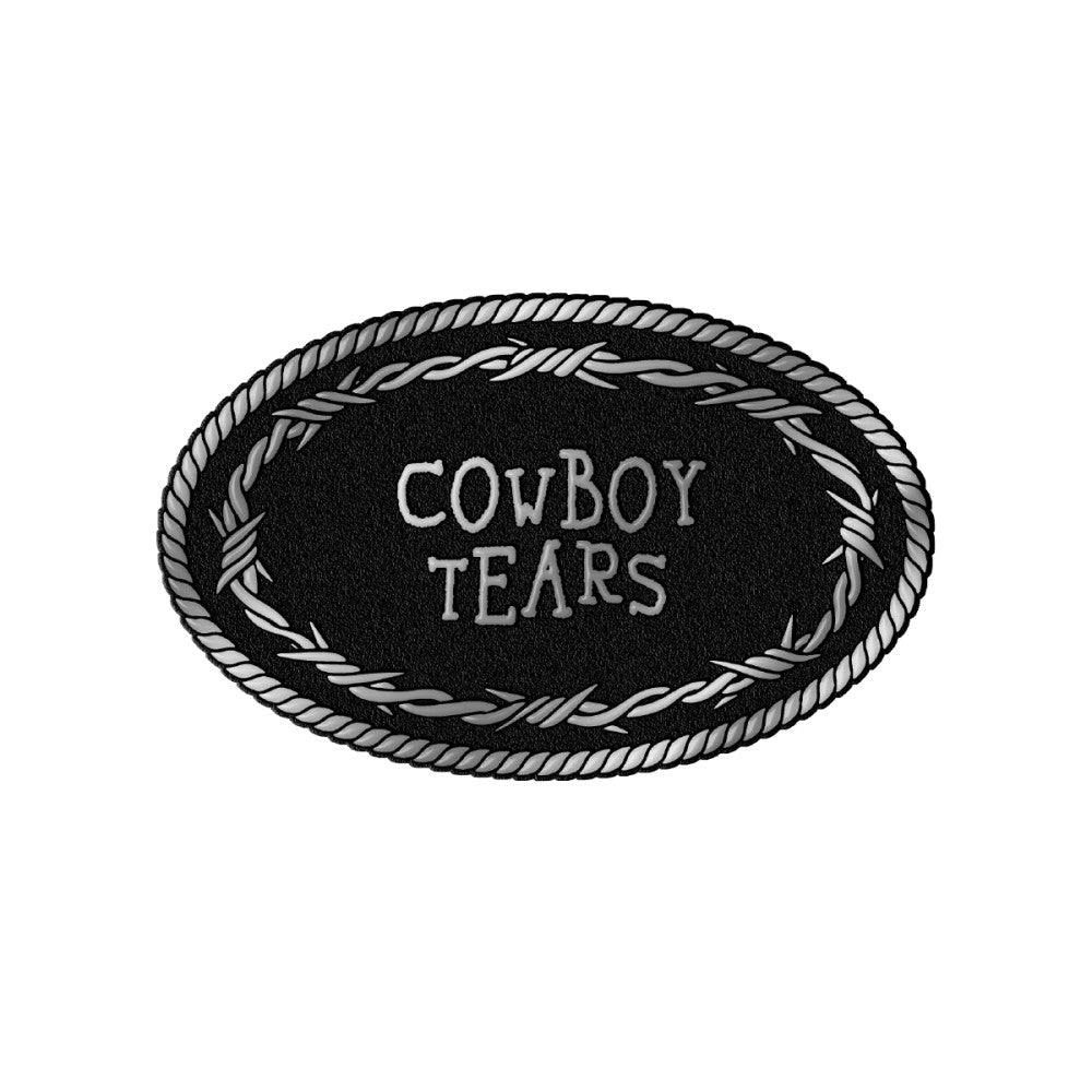 Cowboy Tears Belt Buckle