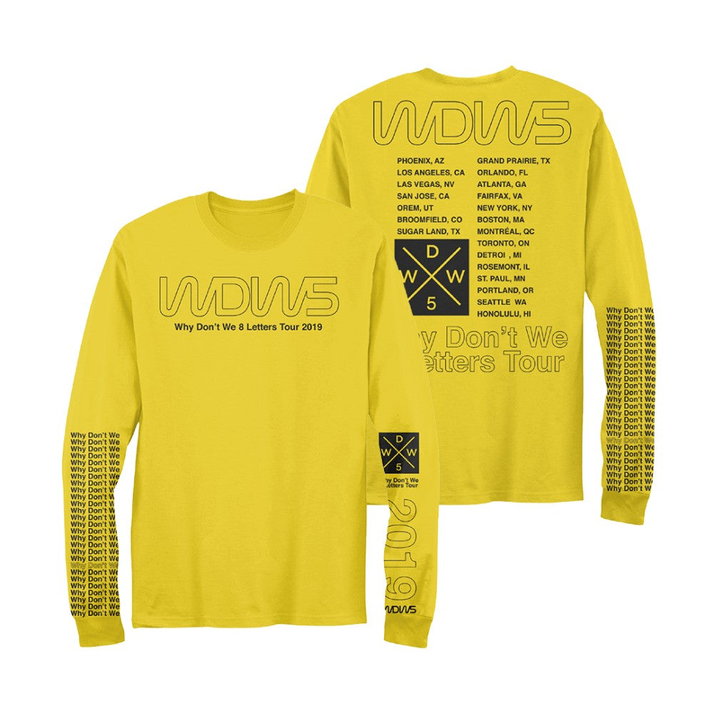 8 Letters Tour Longsleeve (Yellow)