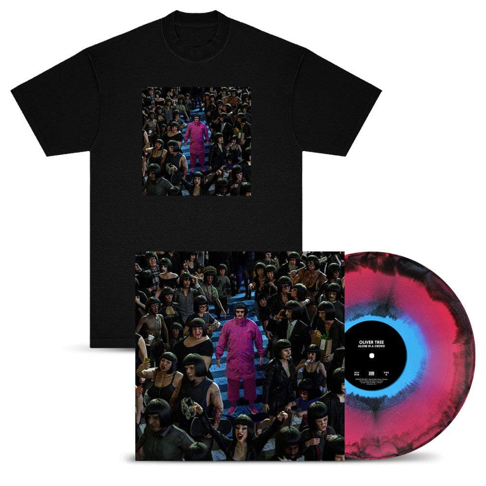 Alone In A Crowd Vinyl and Cover T-shirt Fan Pack