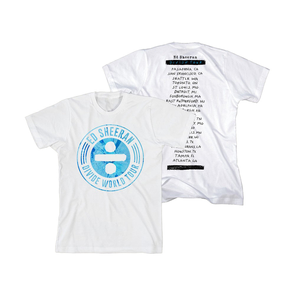 Spin Stamp Tour T-Shirt (White)