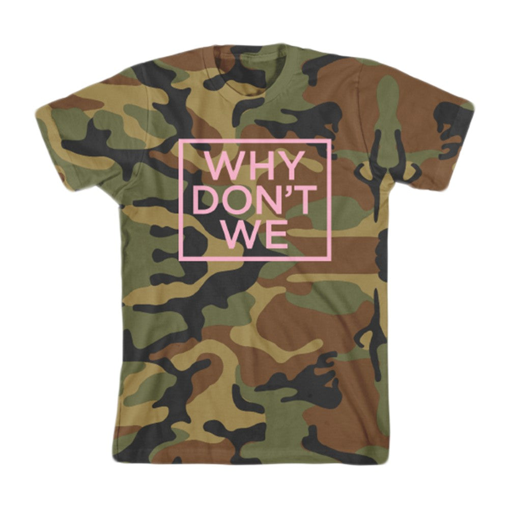 Why Don’t We Camo T-Shirt (Pink)