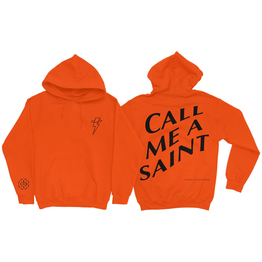 Call Me A Saint Hoodie (Orange)