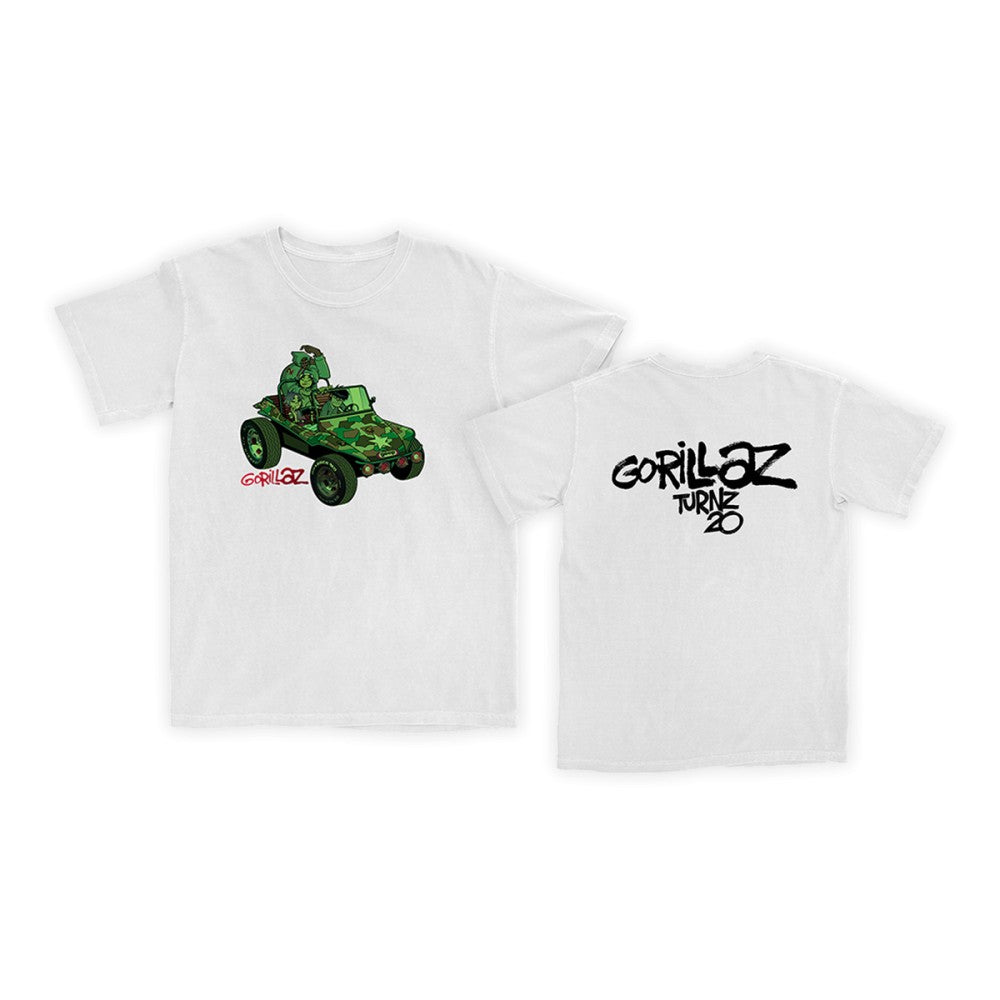 Gorillaz Turnz 20 White T-shirt
