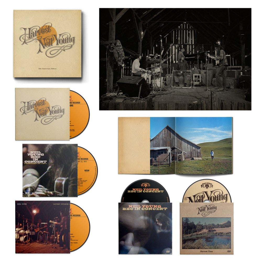 Neil Young - Harvest 50th Anniversary Edition Deluxe CD Box Set