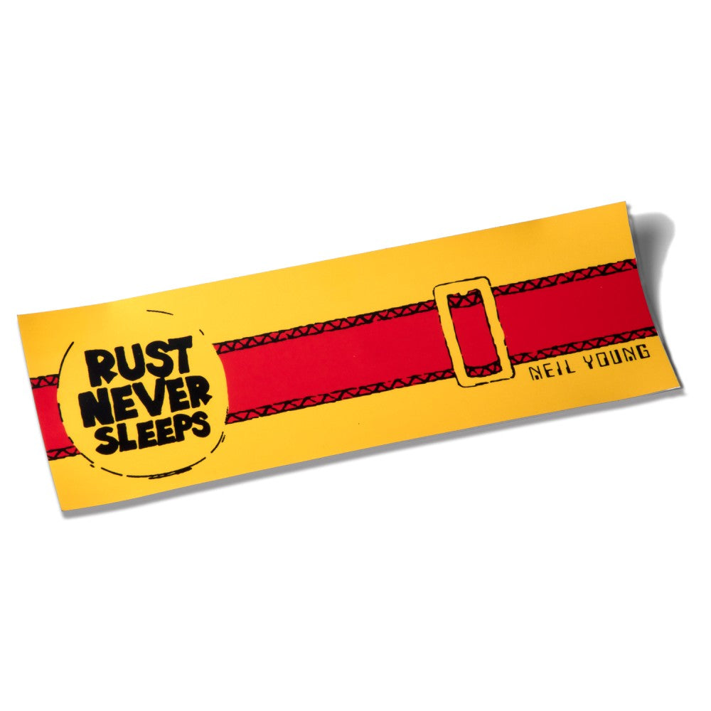 Rust Never Sleeps Bumper Sticker