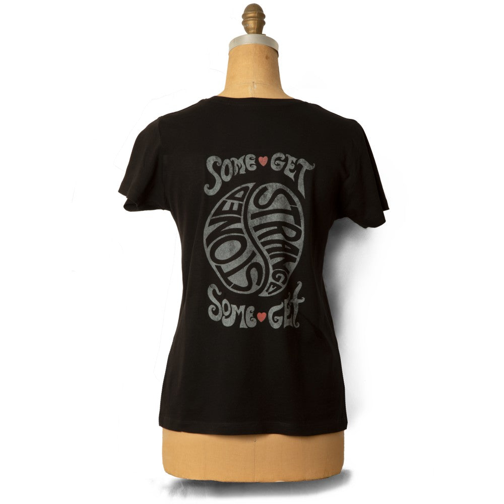 Soft Organic Vintage Co-Pilot Women's Black T-Shirt