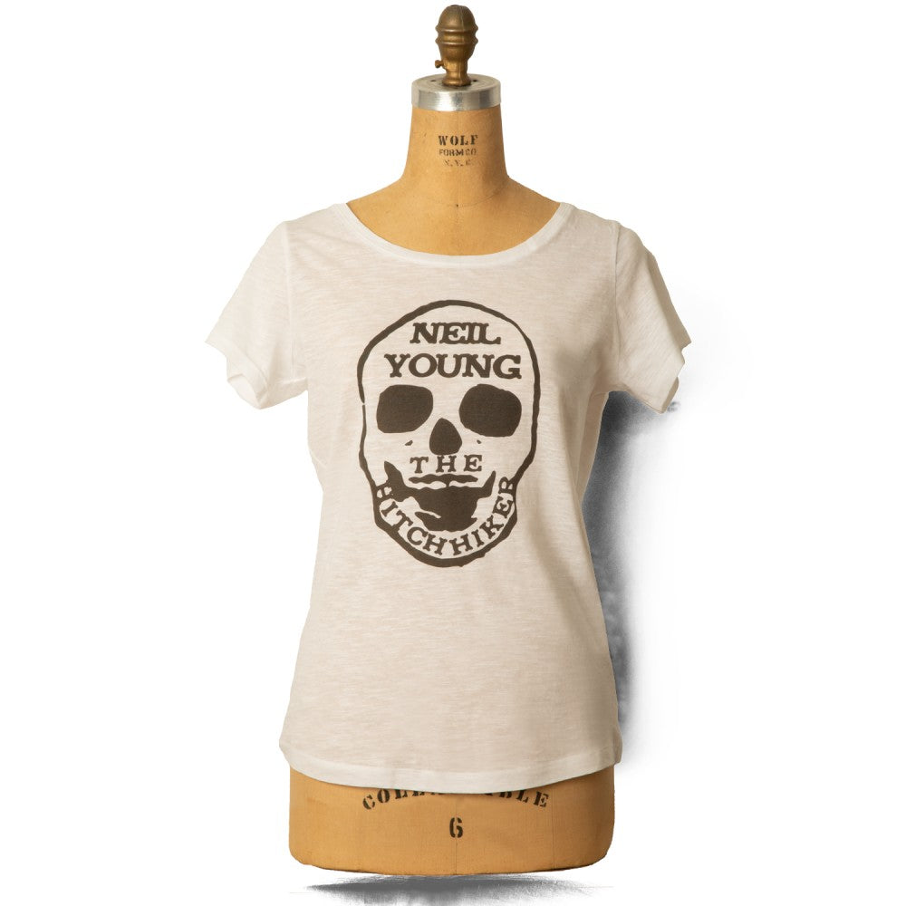 Soft Organic Vintage The Hitchhiker Women's White T-Shirt