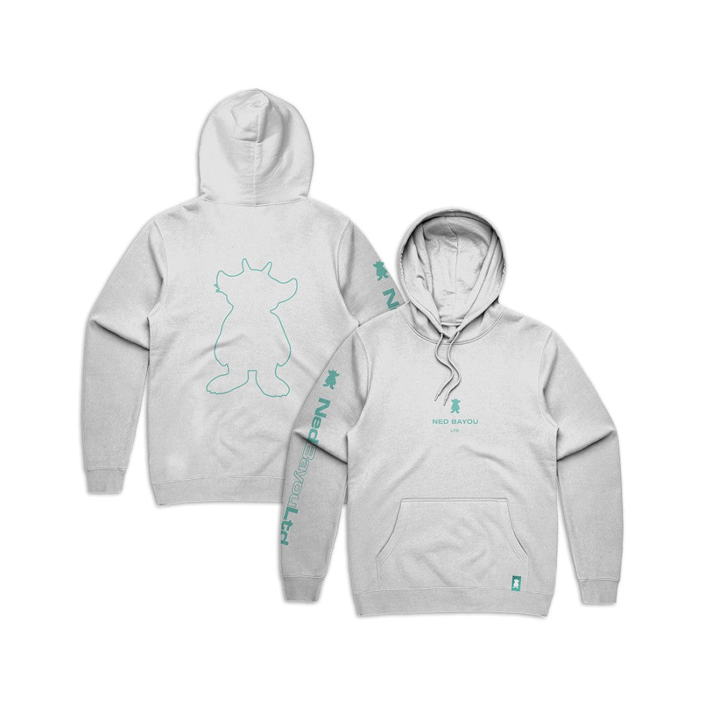 Ned Bayou - Outline Pullover Hoodie (White) | Warner Music