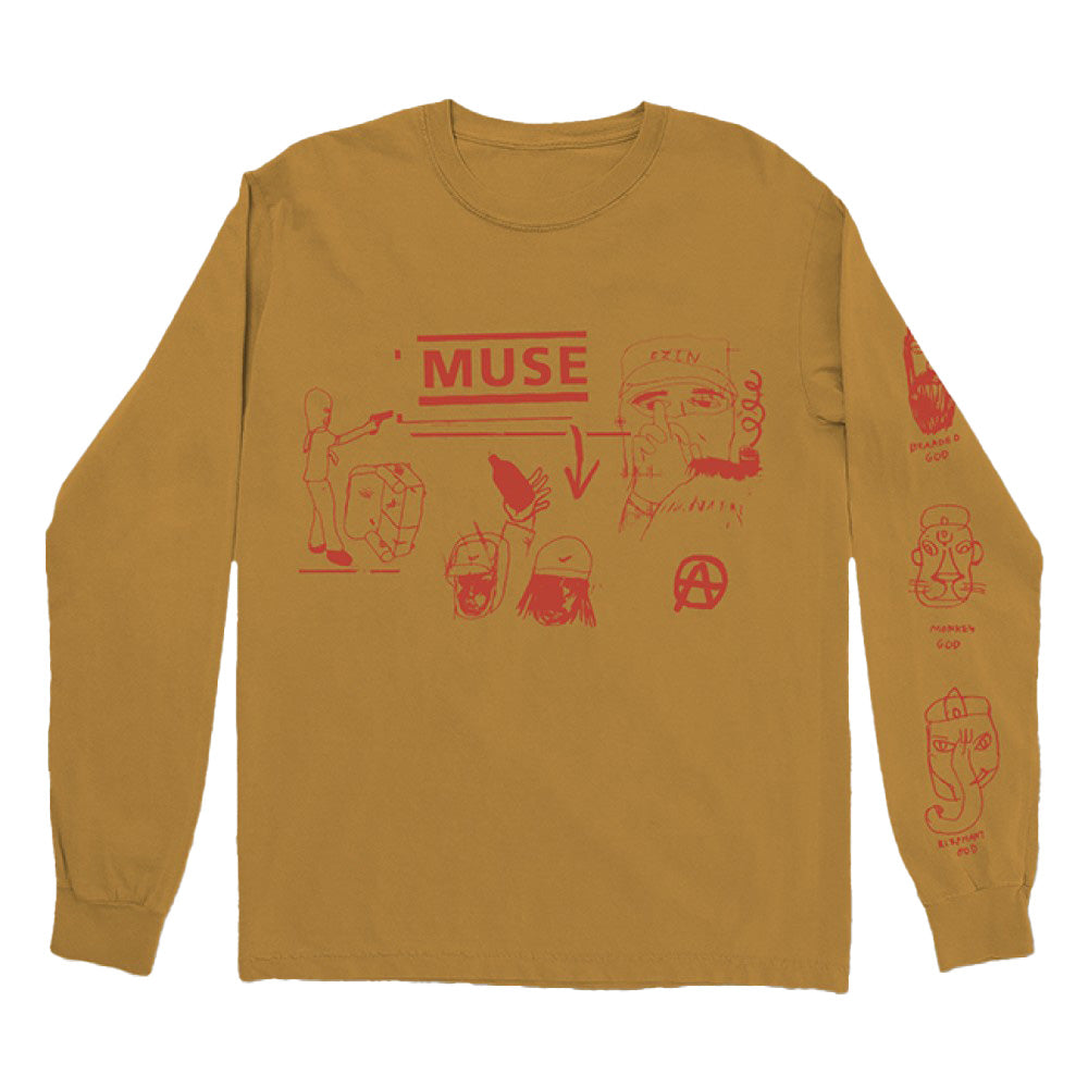 Muse Sketches of Symmetry Long Sleeve T Shirt Warner Music Canada