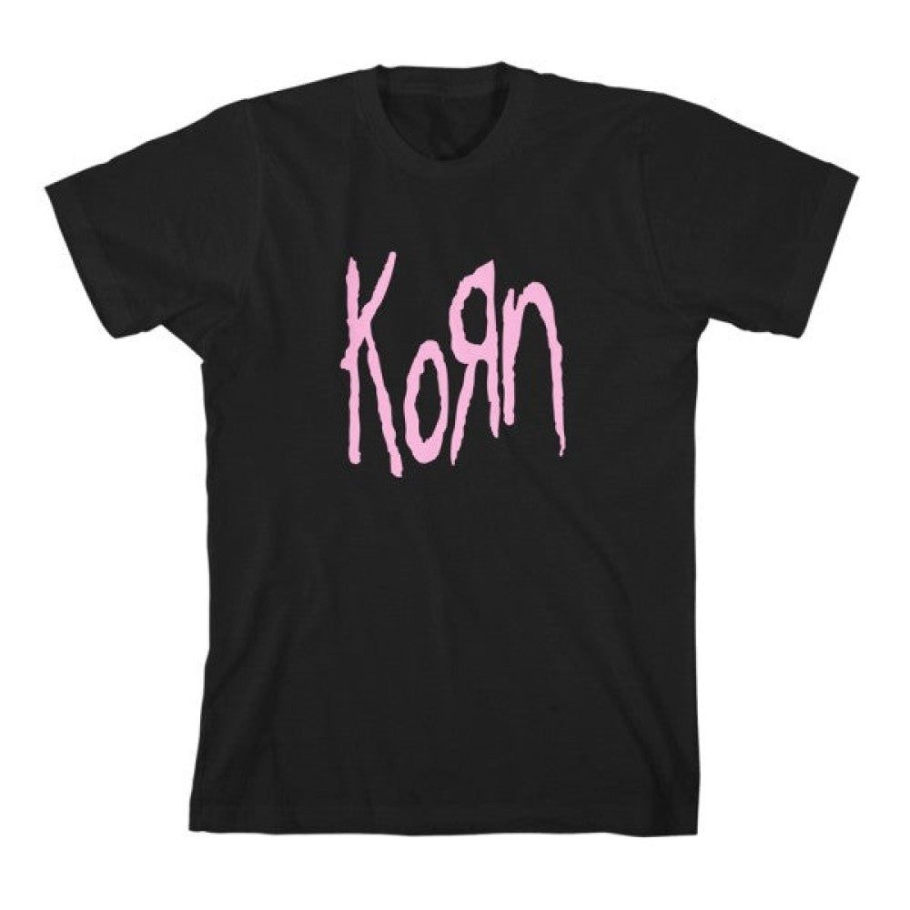 Black and Pink Korn T-Shirt