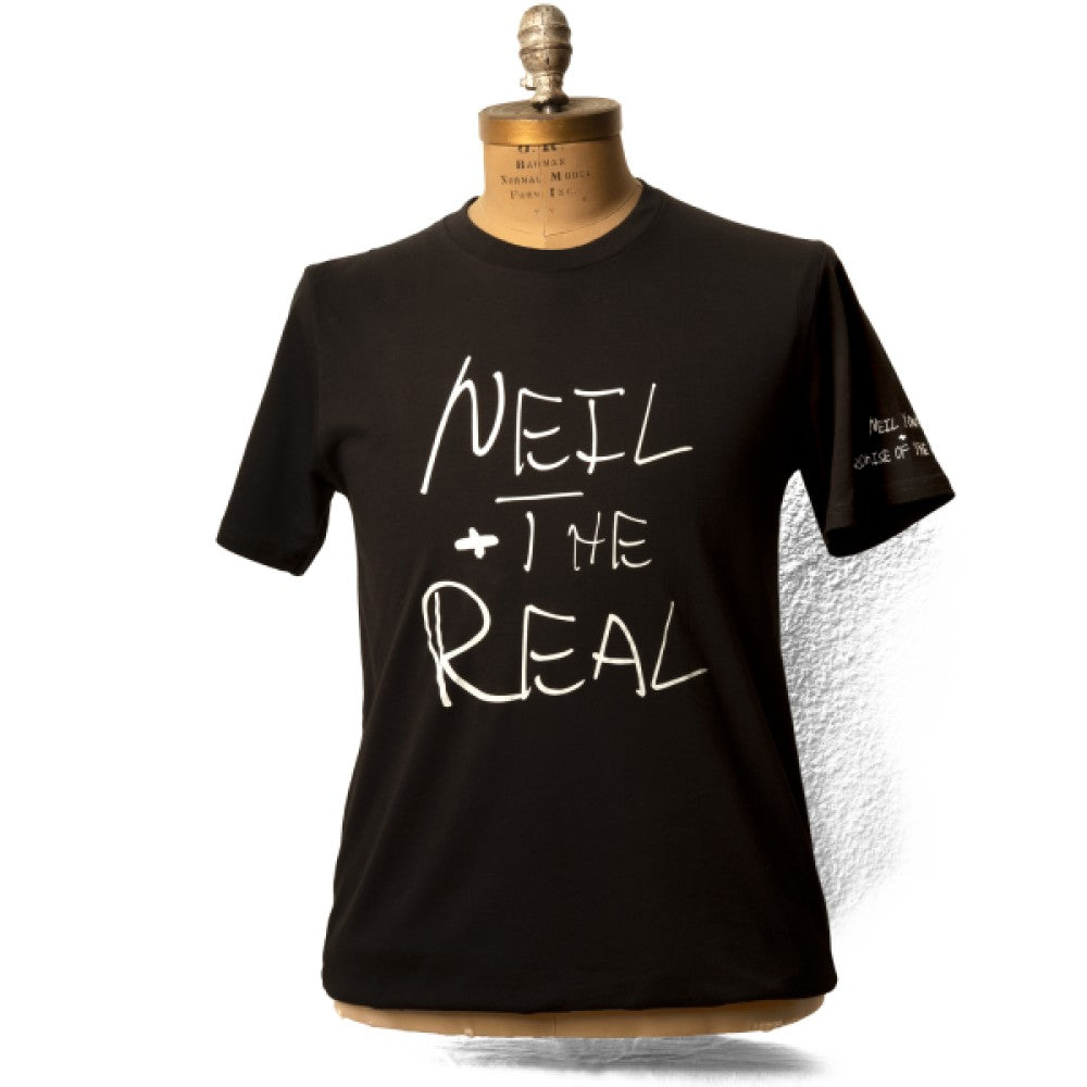 Soft Organic Neil And The Real Name Men's Black T-Shirt